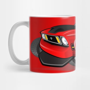 1973 Ford Mustang Mach 1 Red Mug